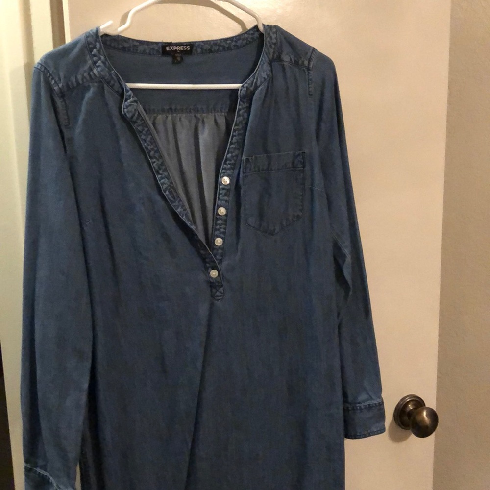 Express Chambray Dress XS